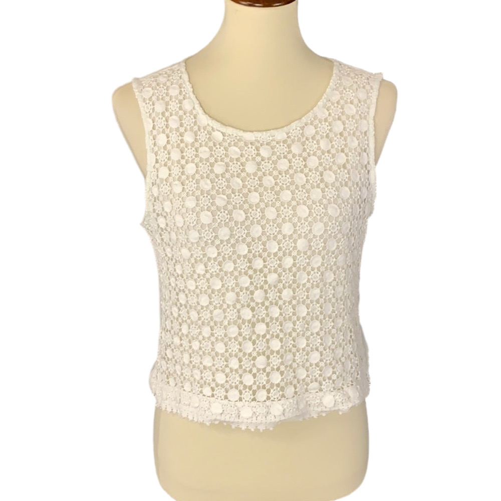 𝅺CROCHET/ sheer tank
